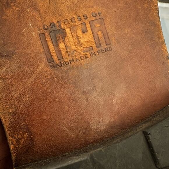 Fortress of Inca Anthro Leather Lace Up Chukka Desert Dress Ankle Boot Grey 11 - Picture 11 of 11